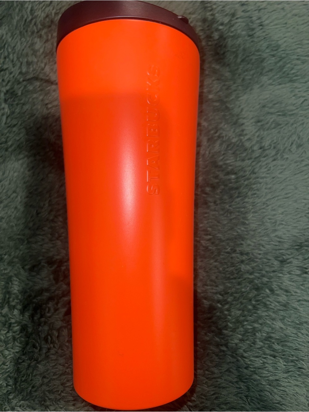 Starbucks Bright Orange Insulated Tumbler